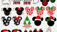 Free Mickey Mouse Christmas SVG - 70+  Premium Free Disney SVG