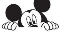 Peeking Mickey SVG Free - 80+  Best Disney SVG SVG Crafters Image