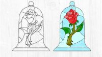 Beauty And The Beast Flower SVG - 29+  Best Flowers SVG Crafters Image