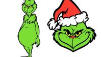 Free SVG Grinch Face - 18+  Grinch SVG Scalable Graphics