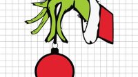 Grinch Arm Holding Ornament SVG - 74+  Grinch SVG Files for Cricut